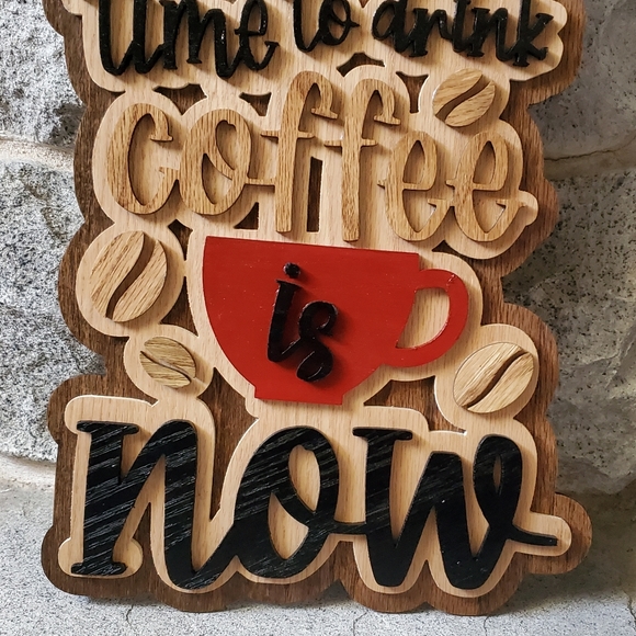Layered Coffee Sign NEW - Picture 9 of 12